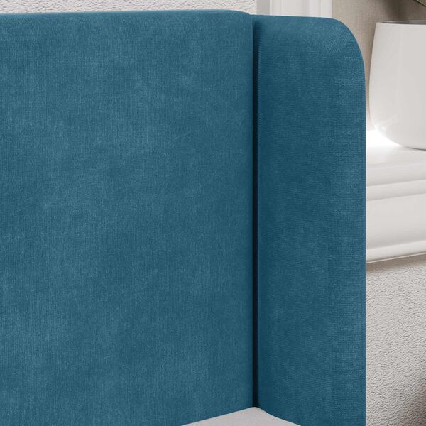 vidaXL Orecchia della Testata Blu 40,5 x 40,5 x 4 cm Velluto