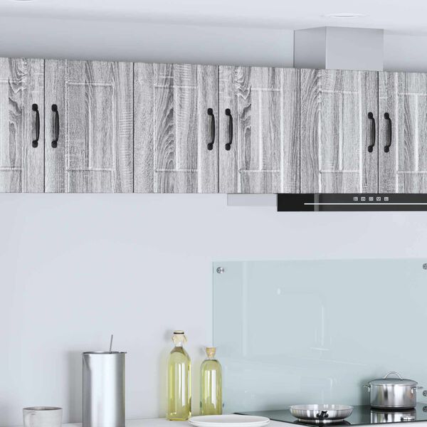 vidaXL Mobile da cucina 2 pcs Grigio Sonoma 30 x 31 x 40 cm