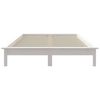 vidaXL Giroletto Bianco 180x200 cm Super King Legno Massello di Pino