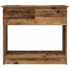 vidaXL Tavolo Consolle con Cassetti Legno Antico 85,5x38,5x74,5 cm