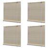 vidaXL Tende a Rullo in Bamb&ugrave; 4 pz 120x160 cm