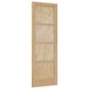 vidaXL Porta Interna Naturale 73,5 x 211 cm Legno compensato