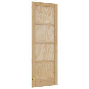 vidaXL Porta Interna Naturale 73,5 x 211 cm Legno compensato