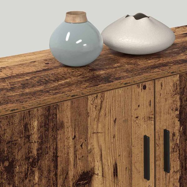 vidaXL Set Mobile TV da Parete 3 pcs Legno vecchio 100 x 34,5 x 40 cm