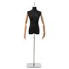 vidaXL Manichino Regolabile 165-213 cm con Base Femmina PP Nero