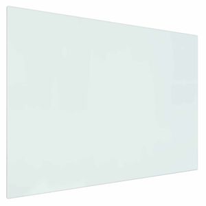 vidaXL Piastra in vetro per camino Trasparente 80 x 60 cm Vetro