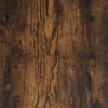 vidaXL Tavolino Rovere Fumo 100x50x45cm in Legno Multistrato e Metallo
