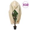 vidaXL Coperture con Cerniera per Piante 10pz 70 g/m&sup2; 2,36x2 m