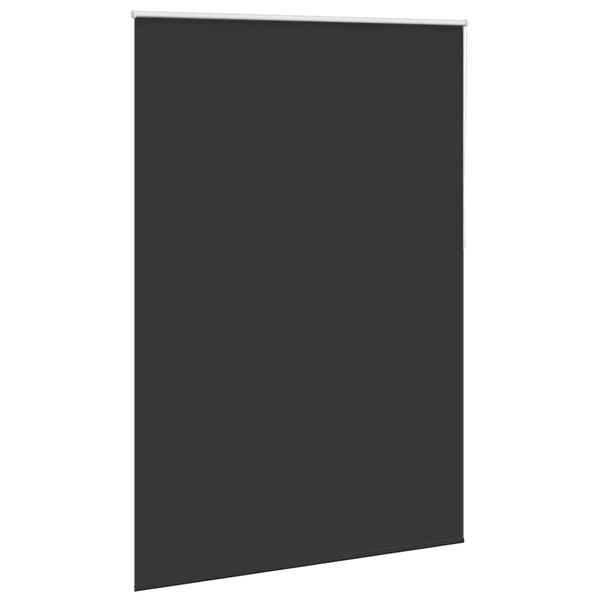vidaXL Tenda a rullo oscurante 164,4x230 cm Tessuto Larghezza 160 cm nero