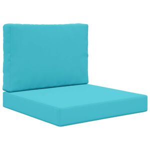 vidaXL Cuscino per divano da esterno Poliestere Turchese 60 x 60 cm