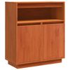 vidaXL Credenza Marrone cerato 70 x 34 x 80 cm Pino massello