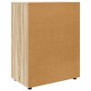 vidaXL Armadi di Stoccaggio 2 pcs Rovere Sonoma 80 x 48 x 105 cm