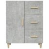 vidaXL Credenza Grigio Cemento 69,5x34x90 cm in Legno Multistrato