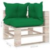 vidaXL Set Divani da Giardino Pallet 6 pz con Cuscini in Legno di Pino