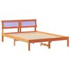 vidaXL Struttura del letto Marrone cerato 120 x 190 cm Pino massello