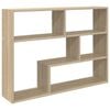 vidaXL Scaffale da parete A parete Rovere Sonoma 95 x 20 x 69,5 cm