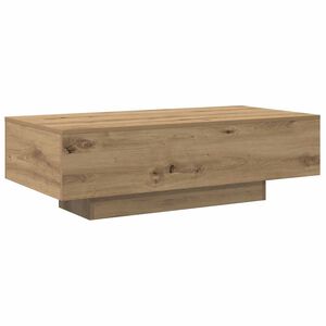 vidaXL Tavolino Salotto Rovere Artigianale 100x49,5x31cm Multistrato