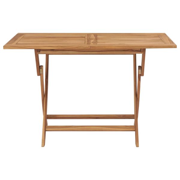 vidaXL Set da Pranzo da Giardino 7 pz in Legno Massello di Teak