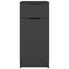 vidaXL Armadietto da Scrivania Nero 33,5x50x75 cm in Legno Multistrato