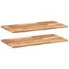 vidaXL Mensole da Parete 2 pz 100x40x2 cm Legno Acacia Rifinito a Olio