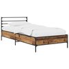vidaXL Struttura del letto Legno antico 80 x 200 cm