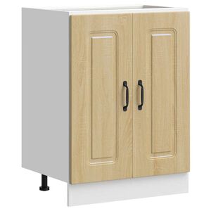 vidaXL Mobile base lavello Kalmar Rovere Sonoma 60x46x81,5 cm