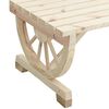 vidaXL Set da Pranzo da Giardino 5 pz in Legno Massello di Abete