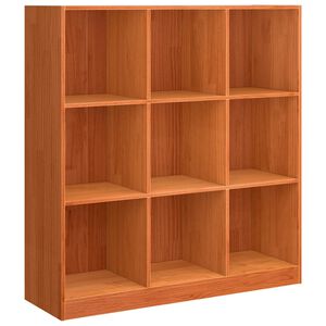 vidaXL Armadio per Libri Marrone cerato 104 x 33 x 110 cm