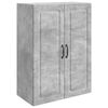 vidaXL Mobiletto a muro Grigio Cemento 66 x 34,5 x 90 cm