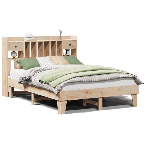 vidaXL Letto senza Materasso 140x190 cm in Legno Massello di Pino