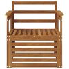 vidaXL Set di divani da esterno Naturale 71 x 63 x 73 cm