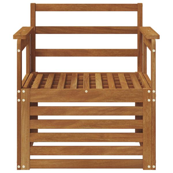 vidaXL Set di divani da esterno Naturale 71 x 63 x 73 cm