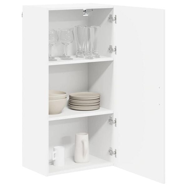vidaXL Mobile da cucina Lucca Bianco 50 x 31 x 100 cm