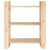 vidaXL Libreria/Divisorio 80x35x91 cm Legno Massello di Pino