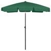 vidaXL Ombrellone da Spiaggia Verde 180x120 cm
