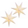 vidaXL Illuminazione Natalizia RAAHE 2 pz 10 LED Bianco caldo