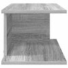 vidaXL Comodino Grigio Sonoma 40 x 30 x 25 cm Legno multistrato