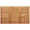 vidaXL Setdapranzodagiardino 7 pcs Teak solido
