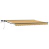 vidaXL Cornice per Tenda Manuale con LED 4 &times; 3 m