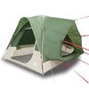 vidaXL Tenda da Campeggio per Auto per 4 Persone Verde Impermeabile