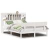 vidaXL Letto Libreria senza Materasso Bianco 140x200 cm Legno di Pino