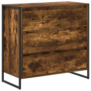 vidaXL Credenza Quercia Fumosa 79 x 36 x 75.5 cm Legno multistrato