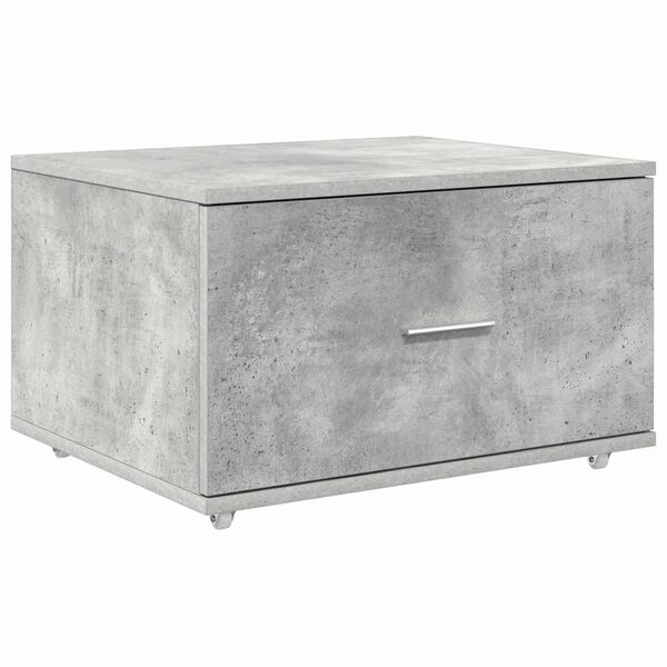 vidaXL Mobile con Cassetti Grigio 55 x 45 x 33.5 cm Legno multistrato