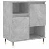 vidaXL Credenza Grigio Cemento 60x35x70 cm in Legno Multistrato