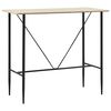 vidaXL Tavolo da Bar Rovere 120x60x110 cm in MDF