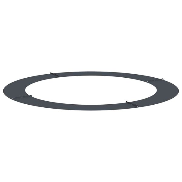 vidaXL adatto per Anelli d'Albero Piatto 5 pcs Antracite &Oslash;90 / 120 cm