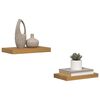 vidaXL Scaffale da parete 2 pcs Beige 40 x 23,5 x 4 cm