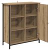 vidaXL Credenza Rovere artigianale 70 x 30 x 80 cm Legno multistrato