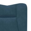 vidaXL poltrona Blu 63 x 67 x 94 cm Velluto