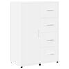 vidaXL Credenza Bianca 60x31x84 cm in Legno Multistrato